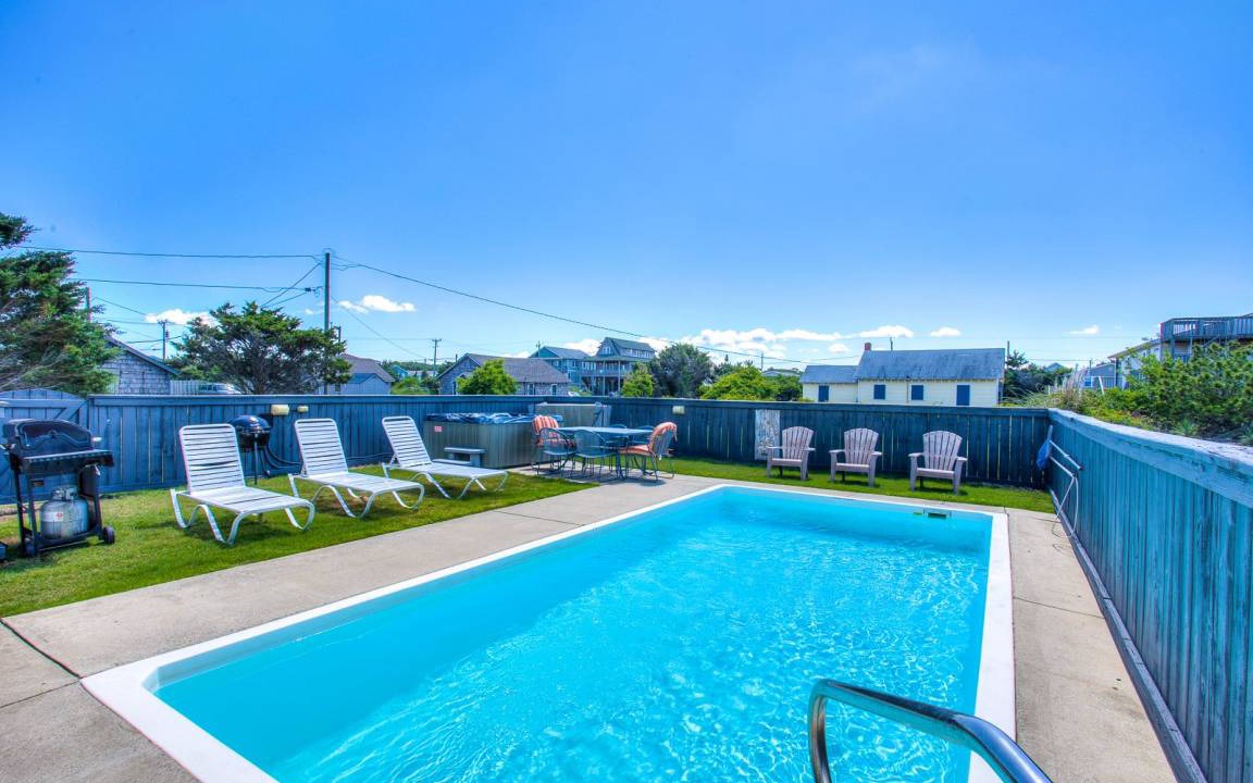 Nags Head House | 6027 Off The Bucket List 4 Min Walk to Beach Private Pool Jetted Tub