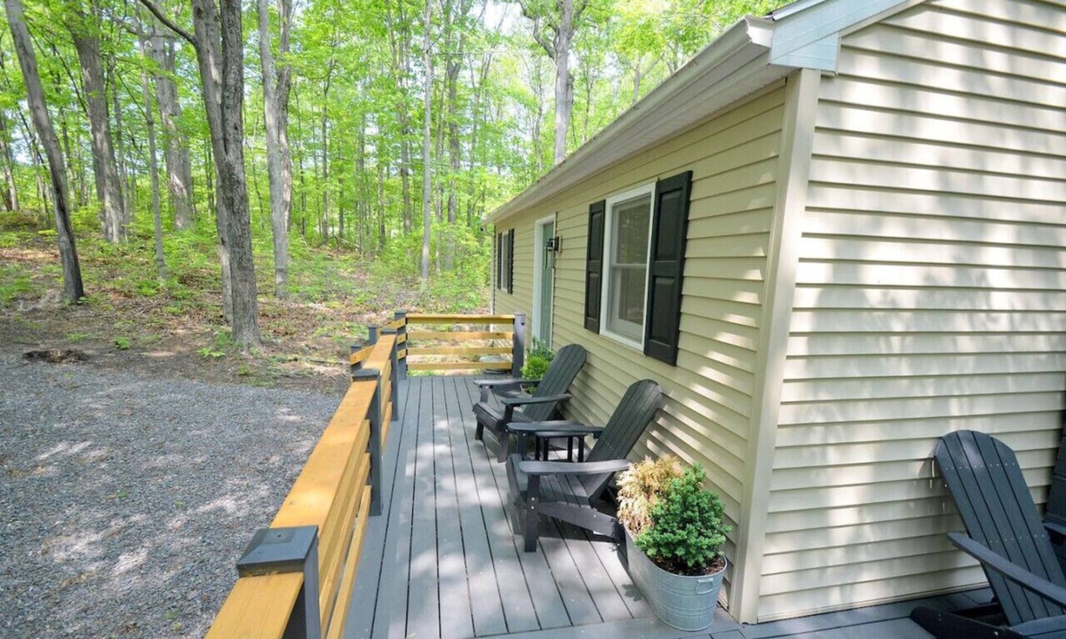 Great Cacapon Cabin | A Humble Abode - Pet Friendly, Fire Pit, Deck, Grill, Wood Stove, Games, Wifi, 6 acres