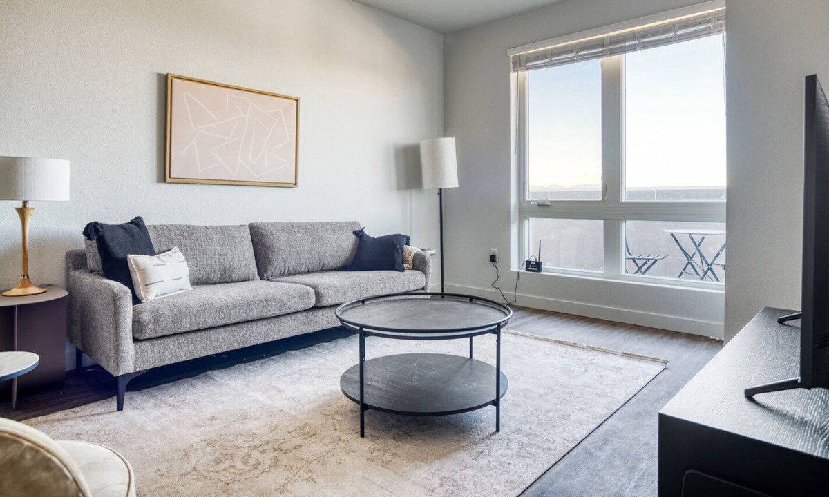 Five Points Apartment | Airy Five Points 2BR w/ Roof Deck & Gym, walk to RiNo bars, by Blueground
