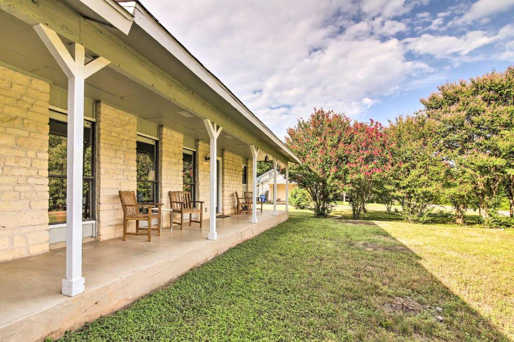 Jonestown House | Bright Jonestown Retreat with Yard and Porch!