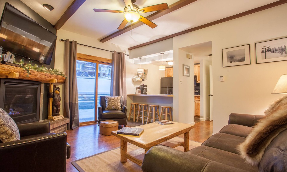 Steamboat Springs Condo | Cozy and Convenient Garden Level Condo. Walk to Lifts. Heated Pool & Hot Tub