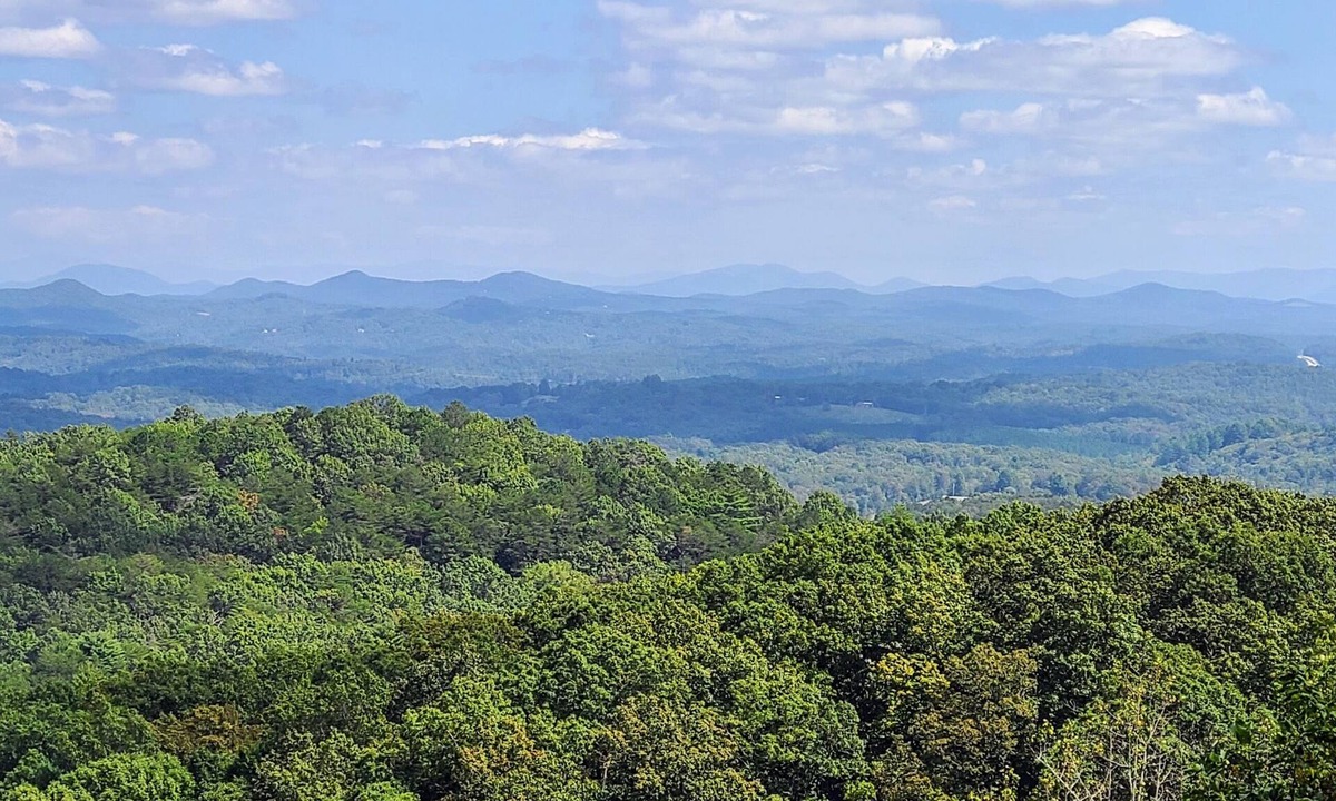 Blue Ridge Cabin | 'Endless View' from the Top of Sunrock Mountain