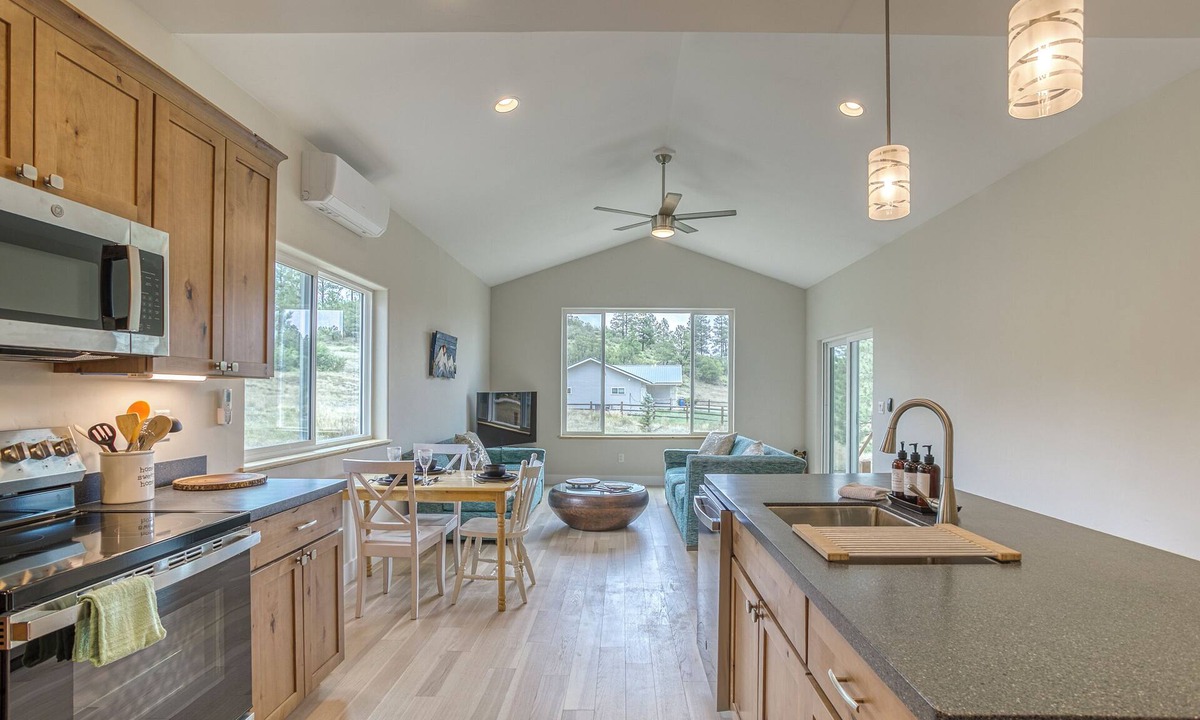 Pagosa Highlands House | Enjoy the best of both worlds in this brand-new home—just minutes from Uptown Pagosa Springs, yet tucked away in a quiet, rural setting. Permit VRP-25-0367 Max Occupancy: 6