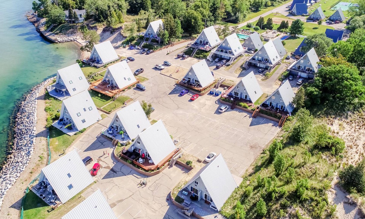 Stevensville Ski Chalet | Gorgeous Lake Michigan Views: Completely Remodeled and Steps from the Beach!