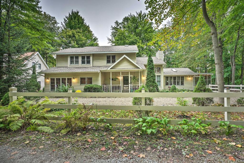 Lakeside House | Lakeside Escape Steps to Lake Michigan Beach!
