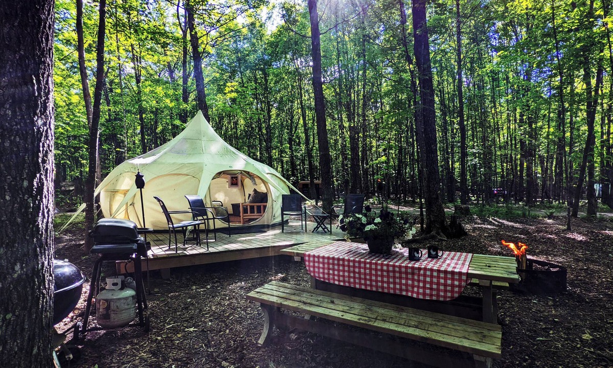 Phelps Apartment | Luxury Glamping w/Resort Access Included, Site 2