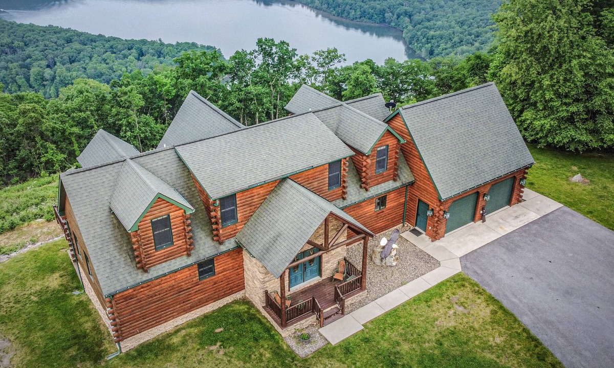 James Creek Cabin | Luxury Lodge! Private Location! Unrivaled Panoramic Lake/Mountain View!