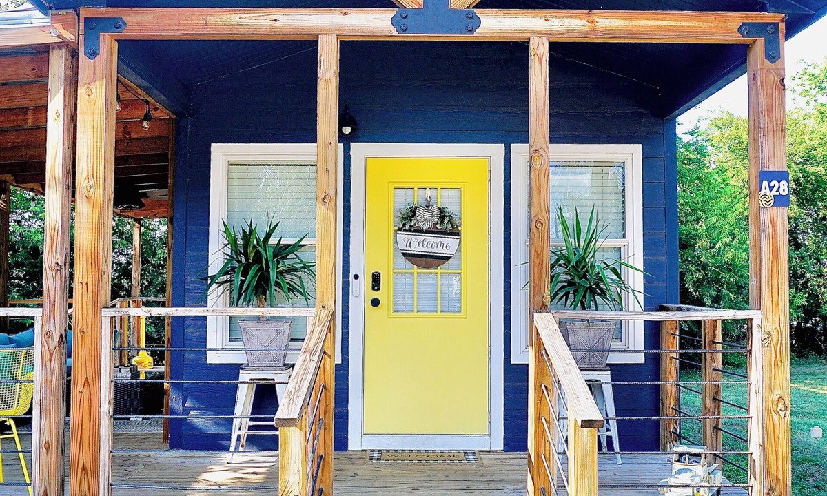 La Hacienda Estates Cabin | Luxury tiny cabin Pool & Hot tub minutes from Lake Travis and Lake Austin.
