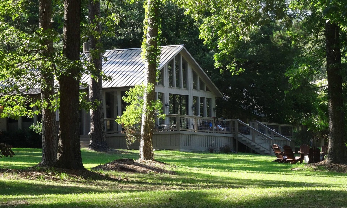 Center Cabin | Main Lodge - Expansive Private Lake Views