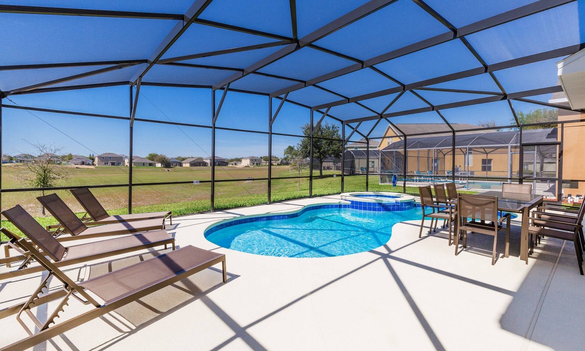 Marbella House | ⛱ Marbella Resort - Disney Area - Extended Pool Deck & SPA - Games Room ☀