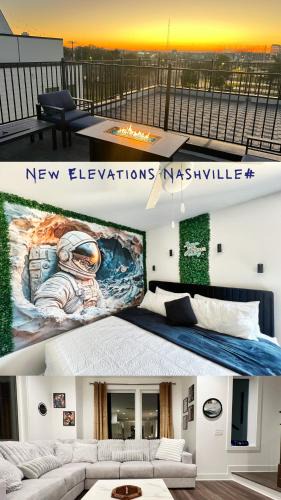 McFerrin Park Villa | New Elevations Rooftop 5 Min to Downtown Nash
