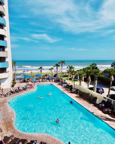 Myrtle Beach Apartment | New ! Unique Renovated Oceanfront Condo at Ocean Reef Resort-Free parking - Amazing pools