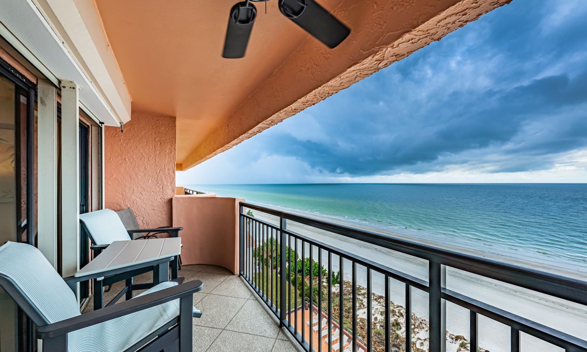 Indian Shores Condo | POOL OPEN ! ELEVATOR IS WORKING! BCHFRONT PENTHOUSE Million View
