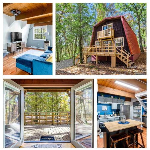 Alpine Lake House | Private Lake&Beach w Golf, Fire Pit, Deck & WiFi!