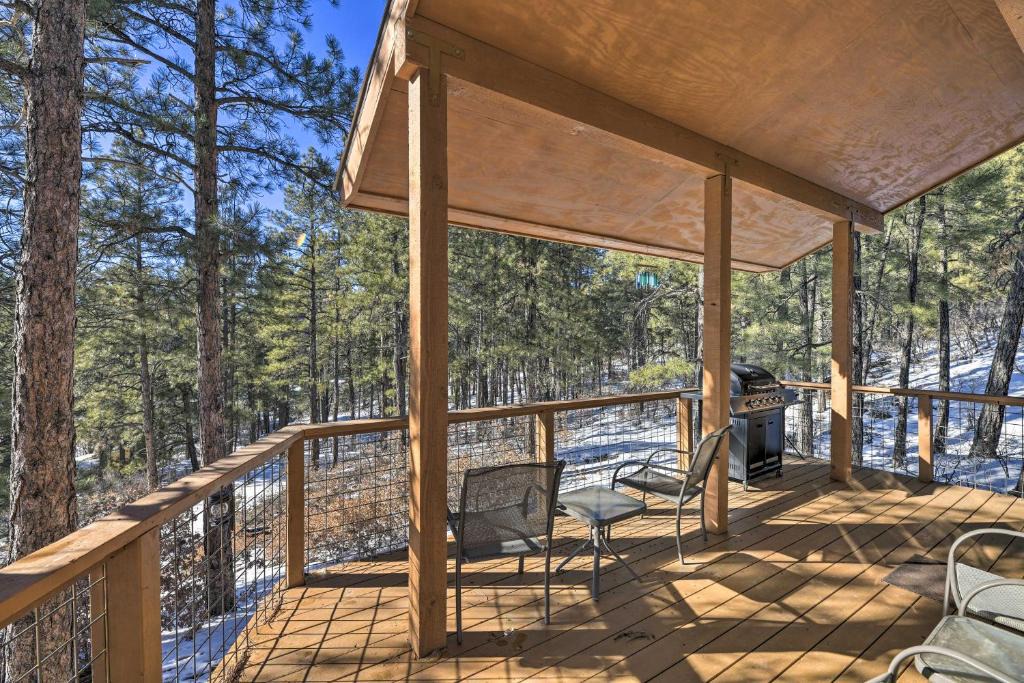 Pagosa Springs House | Quiet Cottage with Hot Tub Backs up to Natl Forest