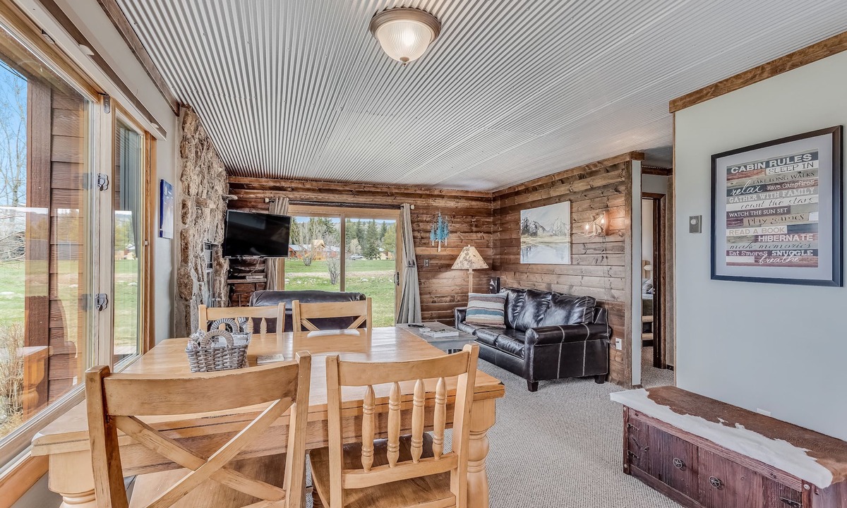 Clark Cabin | Rustic cabin offers open space and unobstructed mountain views