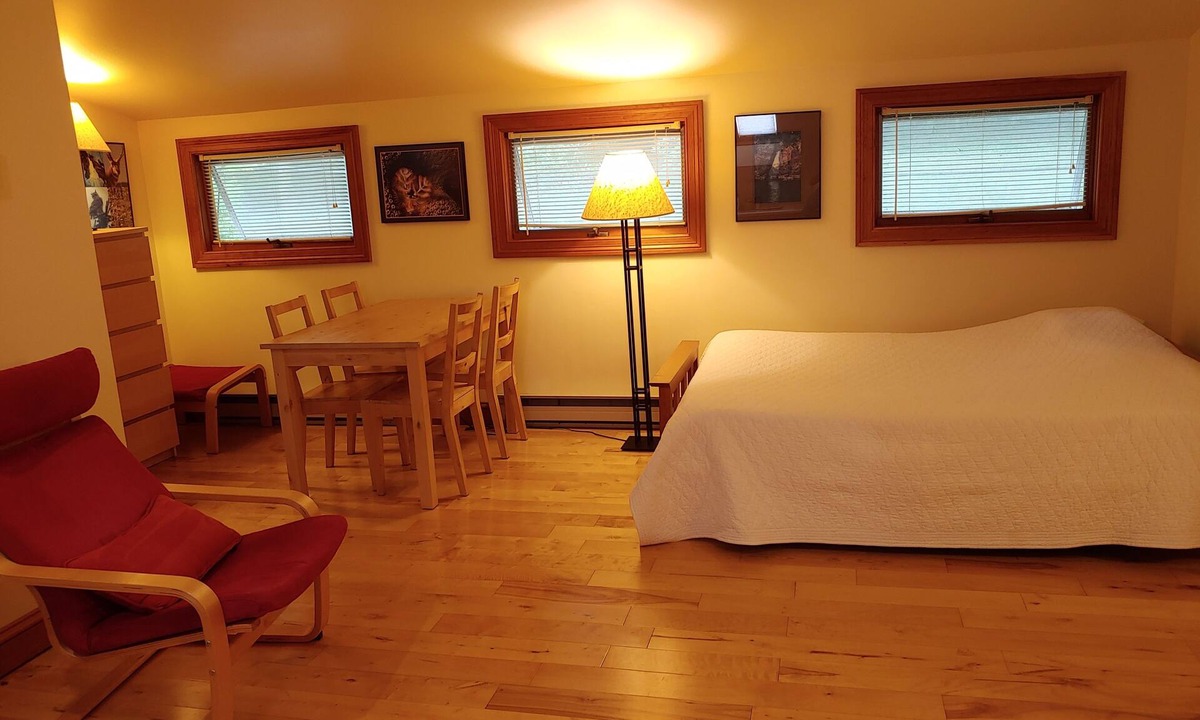 Hamilton Apartment | Spacious and comfortable, king bed and double futon sofa, kitchen, near 7 Oaks