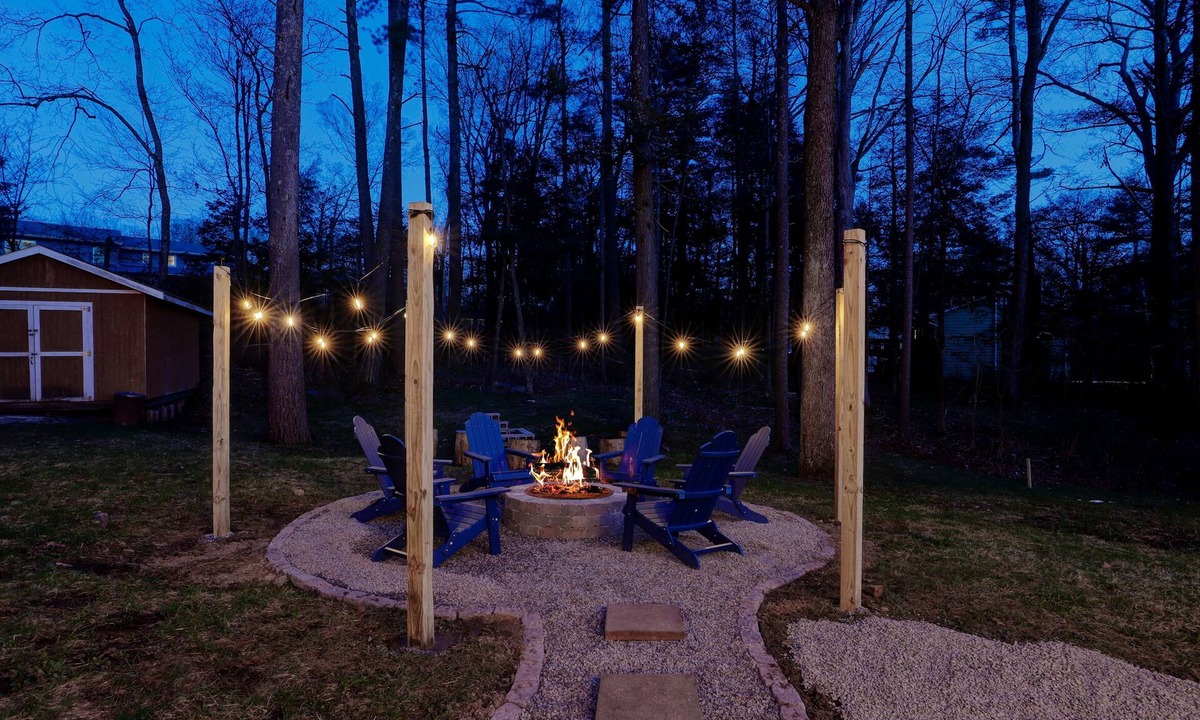 Saugerties House | Stylish Saugerties Retreat with Hot Tub + Game Room + Theater + Firepit