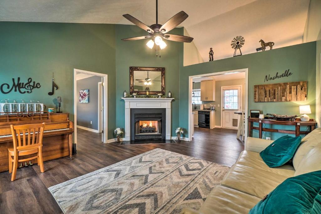 Mount Juliet House | Suburban Getaway with Game Room, 19 Mi to Nashville!