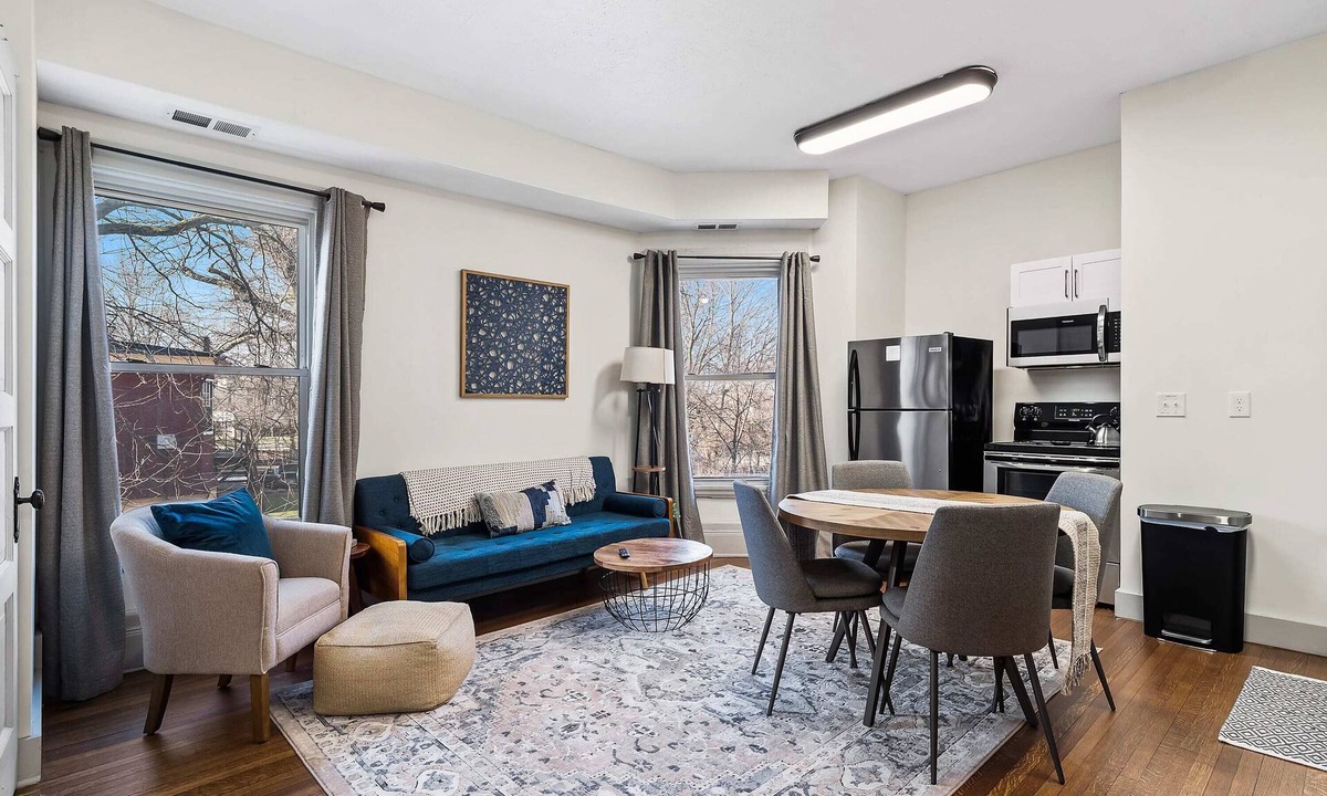 Hough Apartment | Victorian Estates | Sun Soaked 1BR | Close to CCF