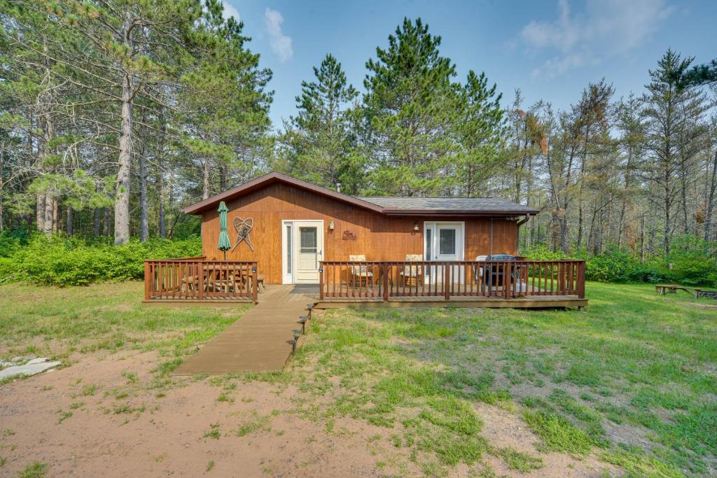 Brule House | Woodland Cabin with Fishing, ATV and Snowmobile Trails