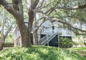 3 BR, 2 BA Charming Elevated House - 1 Block to Beach! Large Screened Porch!