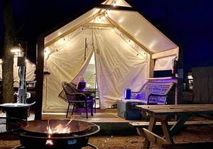 # 9 Son's River Ranch - Glamping Cabin w/2 Queen Beds