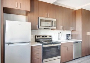 Airy Five Points 1BR w/ Roof Deck & Gym, walk to RiNo bars, by Blueground