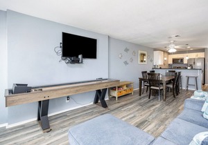 Beachfront Condo Steps from the Sand with Pool, Hot Tub, & Private Balconies