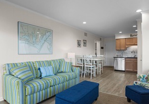 Beautifully remodeled oceanfront condo with lovely views, pool access & W/D
