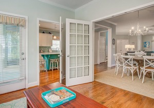 Elegant home on the boardwalk with 2 balconies & shared pools - walk to beach