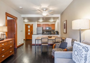 Fall Dates Available! Village Condo, in Lincoln House, with Mountain Views and Hot Tub Access!