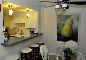 Ground Floor! Keep your toys and fishing gear on the patio!