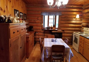 Lakefront Adirondack Log Cabin