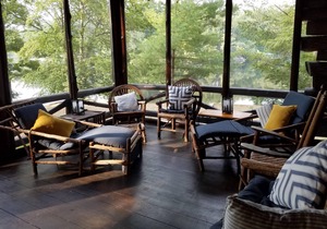 Lakefront Adirondack Log Cabin