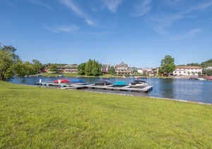 Lakefront Townhouse #13 w/Dock Slip, Indoor Community Pool, & Wood Fireplace!