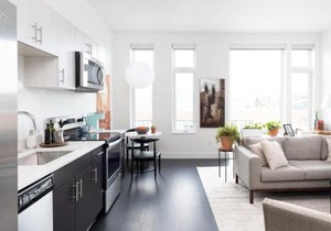 Modern 1BR Apt with Skywalk to Fiserv, Rooftop, and Parking