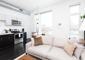 Modern 1BR Apt with Skywalk to Fiserv, Rooftop, and Parking