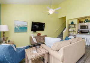 Modern Beachside Townhome with a Playground, Pool, & Kid's Splash Area
