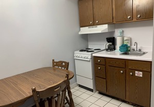 Oak Square 109 is a spacious condo with private balcony in downtown