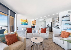 Sea Gull #907L: Beachfront 1 Bedroom 1 Bathroom With Spectacular Views and 24 Hour Management