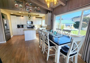 Sexton Shores; Stunning Oceanfront home! Deeded beach access and dog friendly.