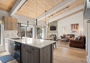 Snowmass Mtn Views! Updated Decor, Balcony w/Stunning Views, Pool/Hot Tub, Gas FP, W/D & Shuttle