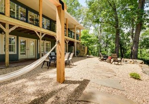 Spacious Home on Beaver Lake with Deck and Fire Pit!