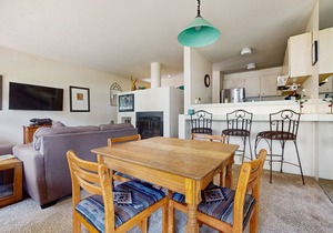 Steps to Ski Shuttle Condo w/Fireplace, WiFi & Shared Hot Tub/Seasonal Pool