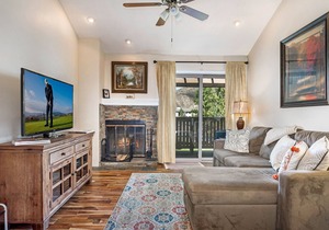 Two Bedroom Two Bath Amazing Condominium with deck and great mountain views.