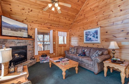 Black Bear Falls Cabin | 76 m² Cabin ∙ 2 bedrooms ∙ 6 guests
