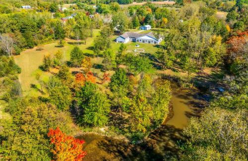 Bridgman House | 8-Acre Bridgman Oasis Pool, Hot Tub and Game Room