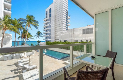 Mid Beach Condo | Best Rates! Sorrento Jr. Two Queen Beds w/Sofabed. Free Spa Passes and Valet