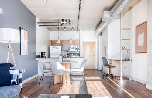 Ballpark Apartment | Bright LoDo 2BR w/ W/D, Roof & Gym, nr Coors Field, by Blueground